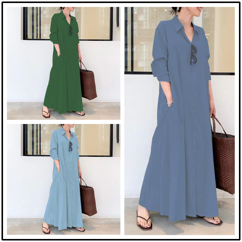 👗 50% RABATT! ✨ Lång, Enkel & Elegant Ärmlös Klänning – Slät Silhuett, Mjukt Tyg & Perfekt För En Minimalistisk Vardagslook 🌸