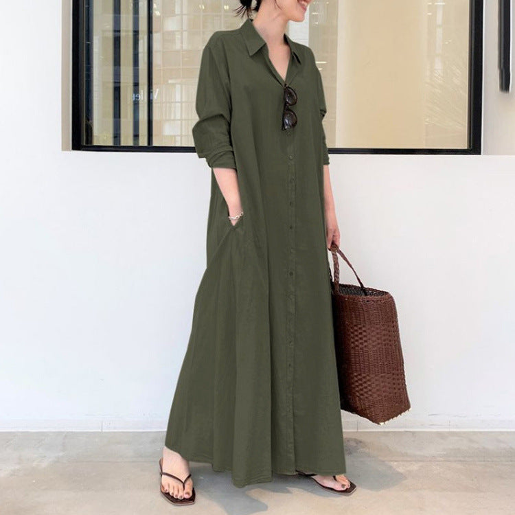 👗 50% RABATT! ✨ Lång, Enkel & Elegant Ärmlös Klänning – Slät Silhuett, Mjukt Tyg & Perfekt För En Minimalistisk Vardagslook 🌸