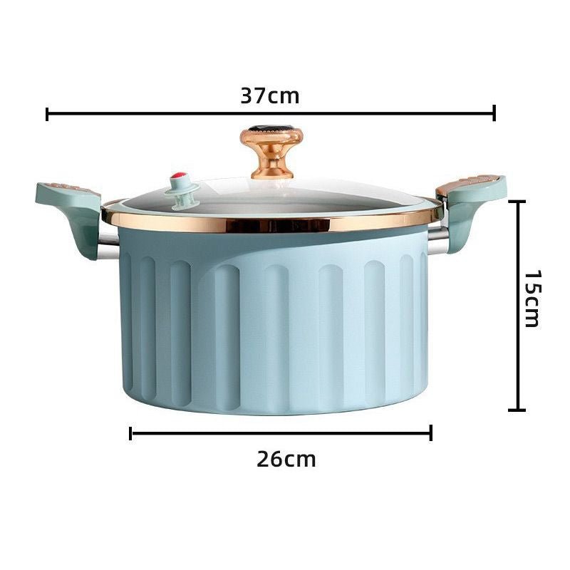 Mikrotryckkokare i emalj med non-stick-teknik（49% rabatt ）