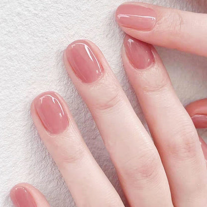 Vesipohjainen Valkoinen jää kirkas Nude No Bake kynsilakka ✨