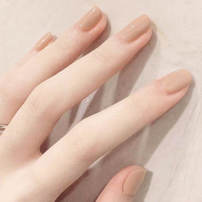 Vesipohjainen Valkoinen jää kirkas Nude No Bake kynsilakka ✨