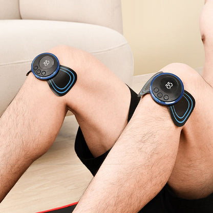 🔥Bärbar massageapparat med 8 lägen och LCD-skärm - Mini muskelstimulator för smärtlindring