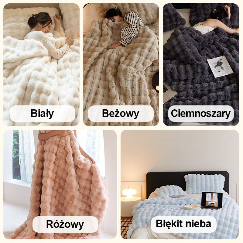 🛋️ 50% RABATT! 🔥 Mjuk Fluffig Filt – Varm, Lätt & Perfekt För Mysiga Stunder På Julen 🎄