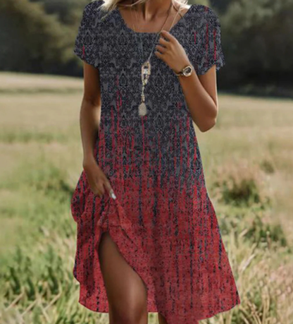 💕Hot försäljning 50% off👗Trycklös klänning