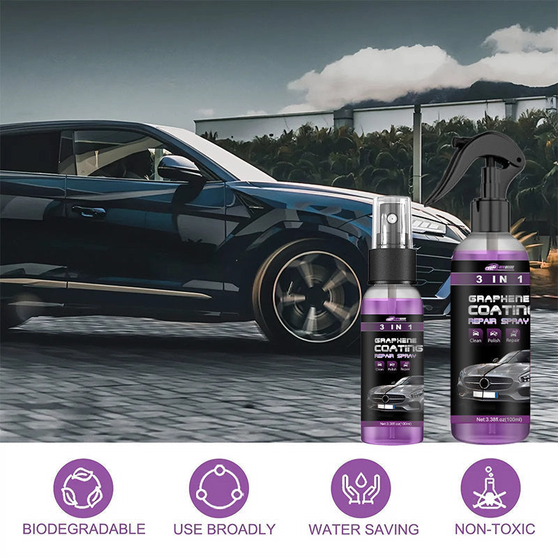 🔥3 i 1 Spray för snabb billackering med högt skydd