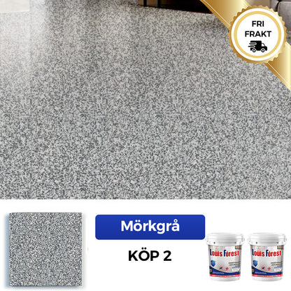 ✨Nykomling✨Högblank epoxigolvbeläggning med marmoreffekt