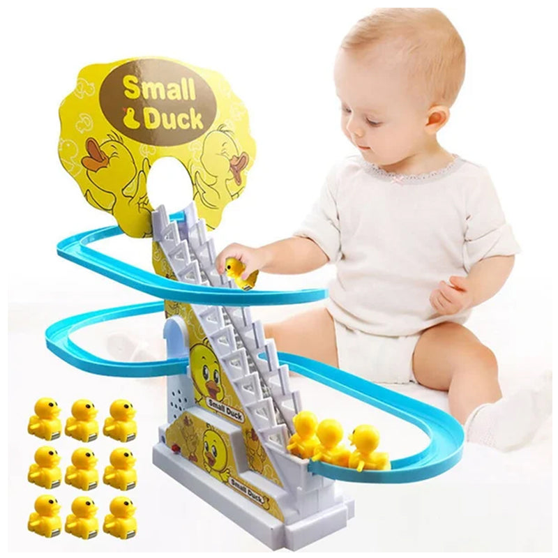 🐥Elektrisk anka Glidspår med ljus och musik🎉👶