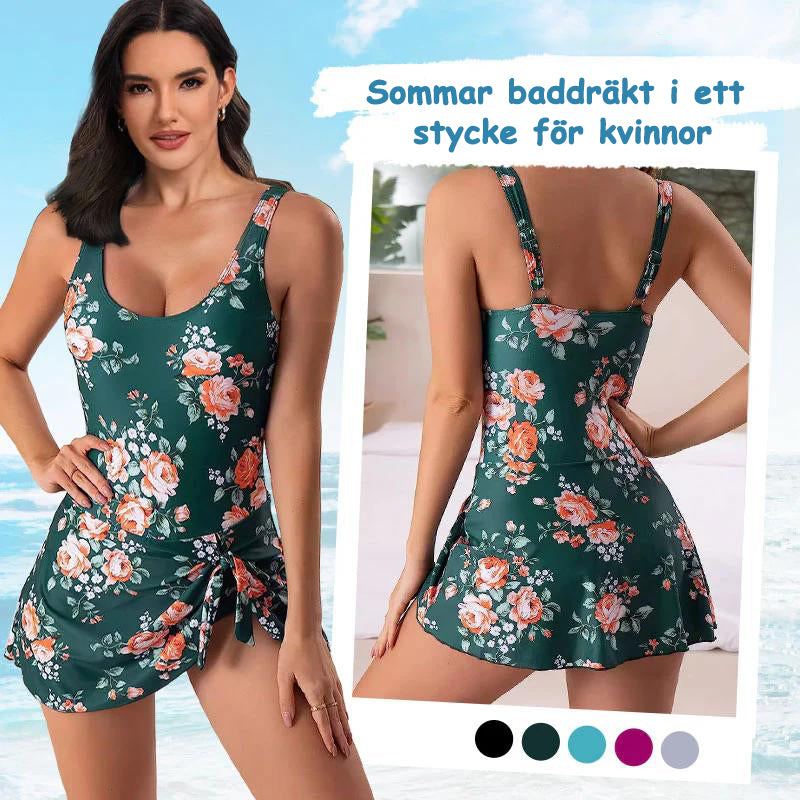 🏖️ 50% RABATT! 👙 Baddräkt för kvinnor med formande effekt och knytband