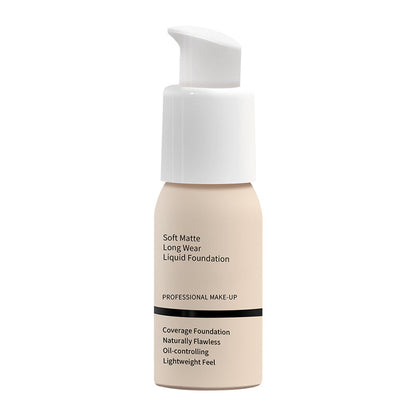 ✨ 50% RABATT! | Soft Matte Foundation – Vattentålig, Hel täckning & Lätt Formula!