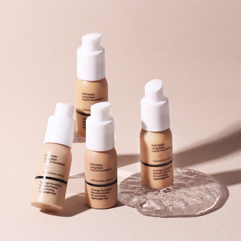 ✨ 50% RABATT! | Soft Matte Foundation – Vattentålig, Hel täckning & Lätt Formula!