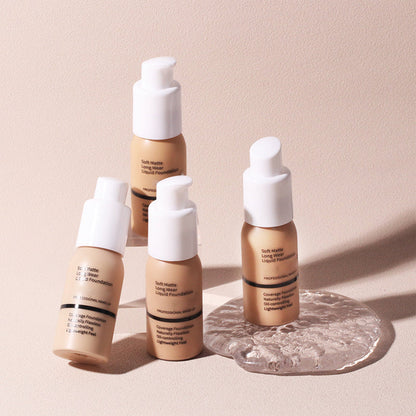 ✨ 50% RABATT! | Soft Matte Foundation – Vattentålig, Hel täckning & Lätt Formula!