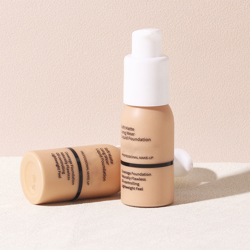 ✨ 50% RABATT! | Soft Matte Foundation – Vattentålig, Hel täckning & Lätt Formula!
