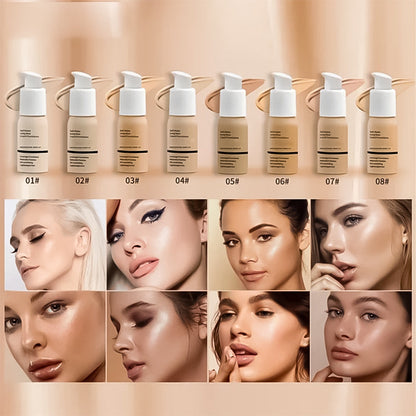 ✨ 50% RABATT! | Soft Matte Foundation – Vattentålig, Hel täckning & Lätt Formula!
