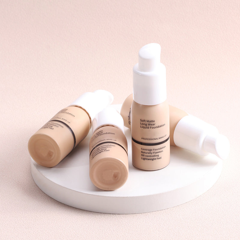 ✨ 50% RABATT! | Soft Matte Foundation – Vattentålig, Hel täckning & Lätt Formula!
