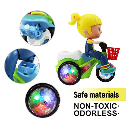 Pousbo® lysande trehjulig stuntleksak