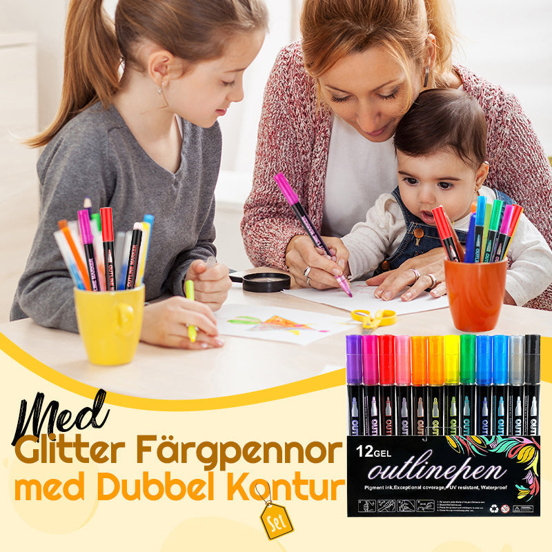 🎨🖌️Färgläggning Lightstick Graffiti Överstrykningspennor