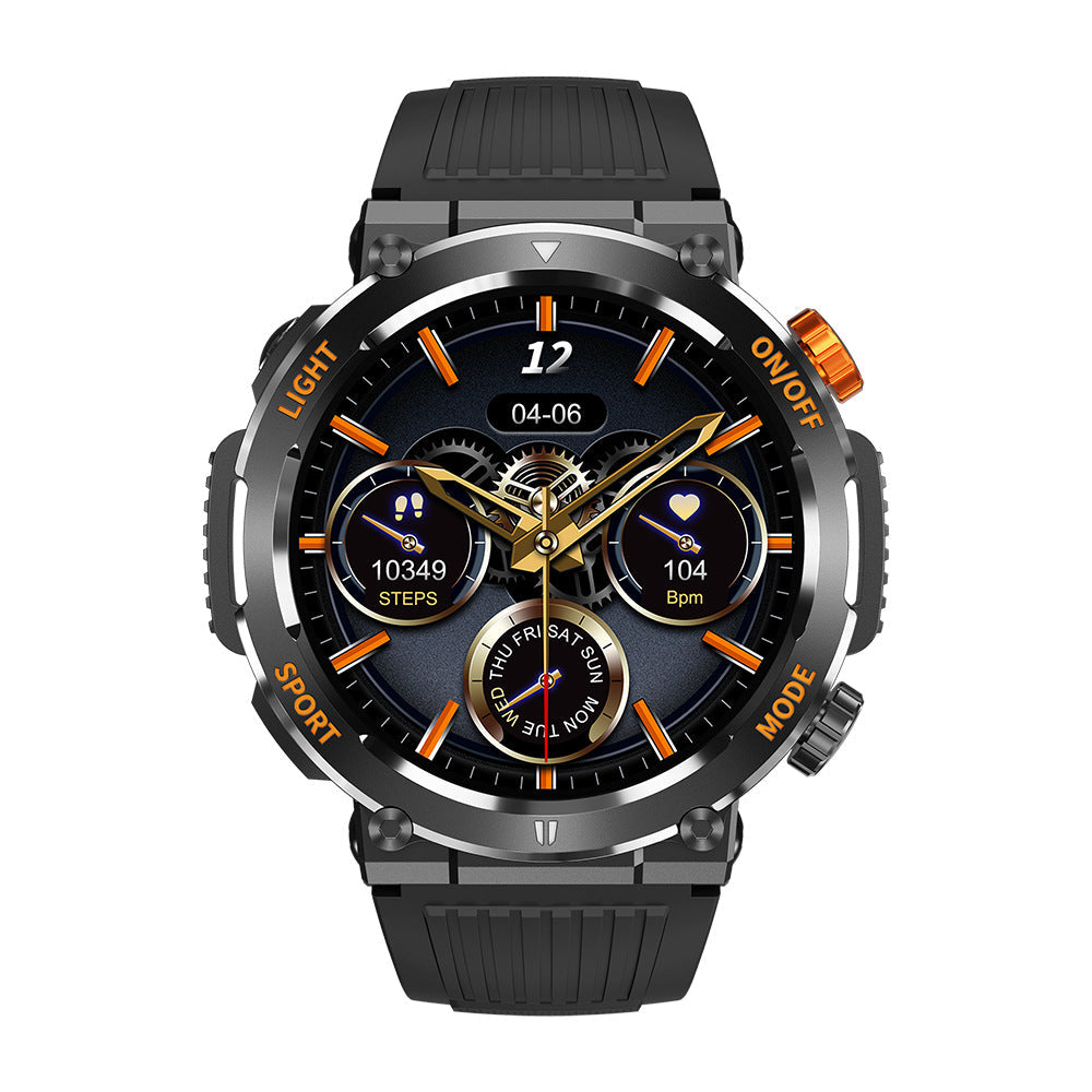 🔥⏰ Julens specialerbjudanden 🔥Sport- & Outdoor-Smartwatch – Perfekt för Äventyr & Sport 🚴 | Vattenbeständig, Bluetooth-samtal & 100+ Lägen ✨