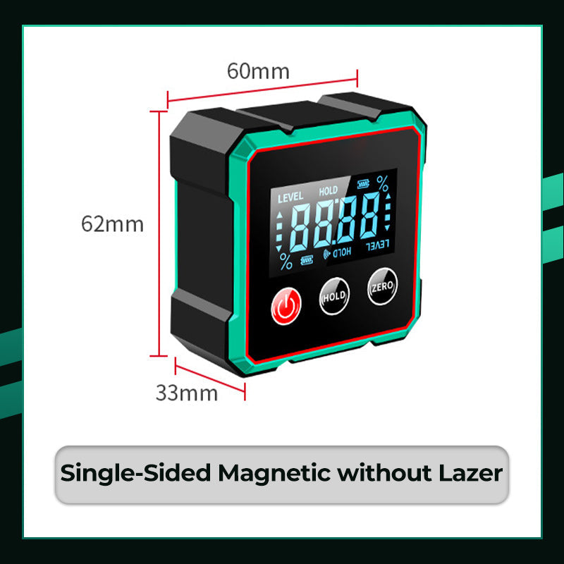 🔥 Fri frakt SISTA DAGENS ERBJUDANDE - 49% RABATT 🔥 Magnetisk digital vinkelmätare med elektronisk laser