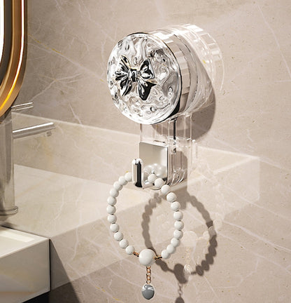 🔥Lättviktig lyxig stil, sugkoppshylla med glaciärmönster