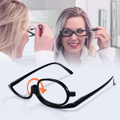 🔥💕Roterande sminkglasögon🧐