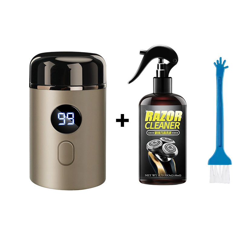 🔥Hett erbjudande: 49 % rabatt🔥Men's kraftfull mini elektrisk rakapparat med digital display