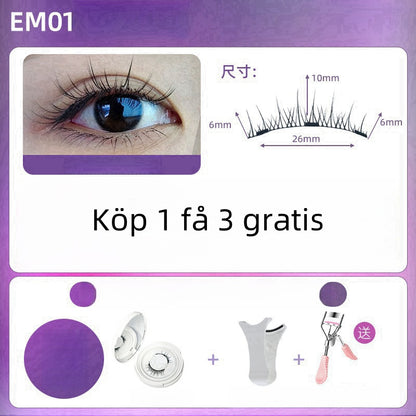 🔥Köp 1 få 1 gratis🔥Återanvändbara självhäftande ögonfransar