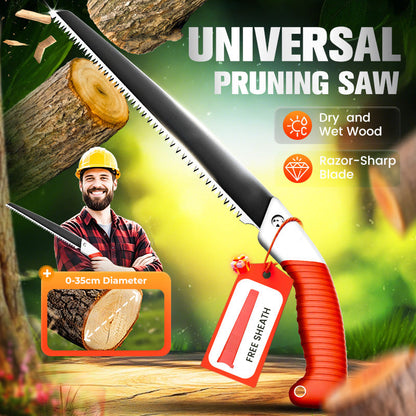 🔥2025 Bästsäljare🌲Lätt och vass universalbeskärningssåg med slida