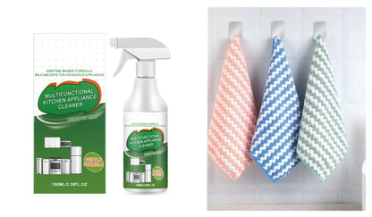 🧴 KÖP 2 FÅ 1 GRATIS! ✨ Multifunktionellt Enzymrengöringsmedel – Kraftfullt, Mångsidigt & Effektivt Mot Fett & Smuts För Kök & Hem 🏠