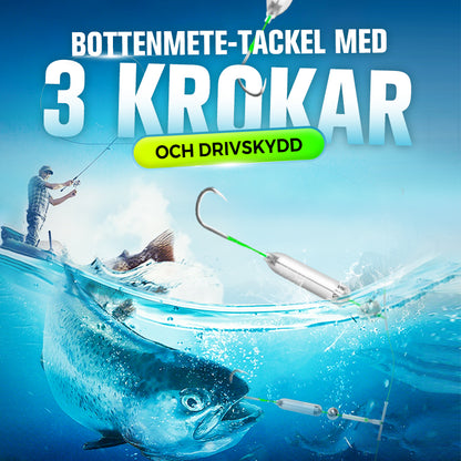 🔥3 Krokar Anti Drift Bottenfiske Rigg