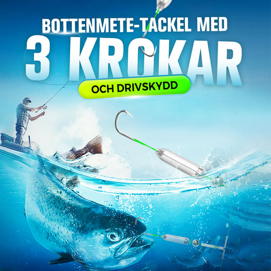 🔥3 Krokar Anti Drift Bottenfiske Rigg