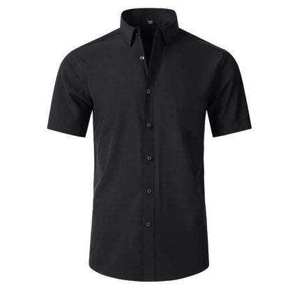 ⏰HET FÖRSÄLJNING 50% RABATT🔥 STRETCHIG STRYKFRI ANTIRYNK SKJORTA💕 Sommarens must-have kortärmad skjorta