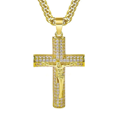 ✝️ 50% RABATT! 🙏 Halsband med Jesuskrucifixhänge – Klassiskt Design, Högglans Finish & Perfekt Som En Meningsfull Accessoar Eller Gåva 🕊️