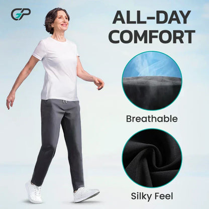 🩳 60% RABATT! 🏃 Unisex Snabbtorkande Ultra Stretchiga Byxor – Svalkande, Silkeslena & Bekväma för Rörelse ✨