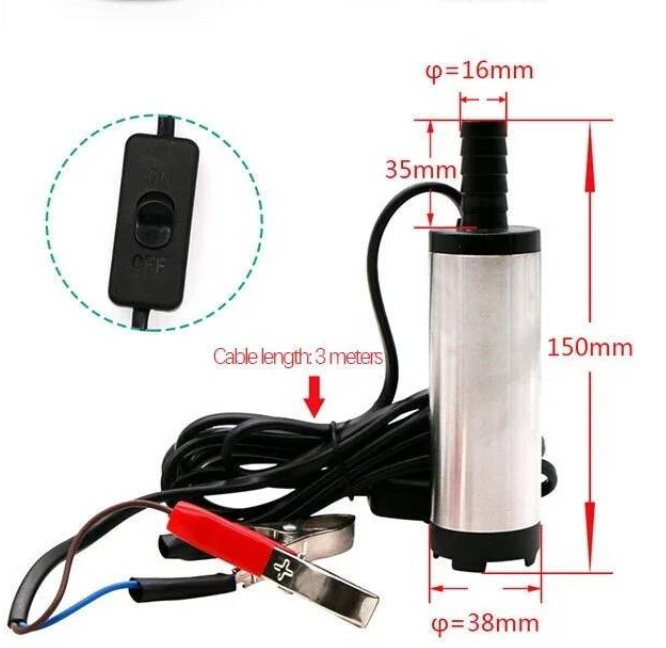 Multifunktionell elektrisk oljepump