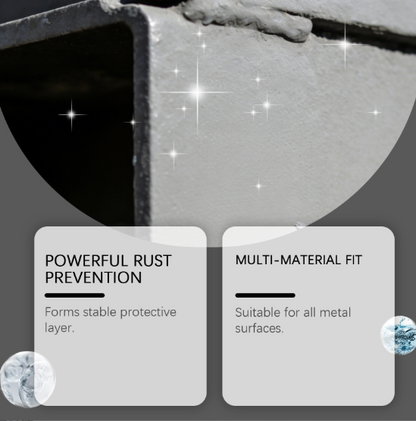 🛡️ Köp 2 få 1 Gratis! 🎨 Vattenbaserad Metallisk Färg Rostomvandlare – Förvandlar Rost till Skydd – Perfekt för Bil, Staket & Verktyg 🔧