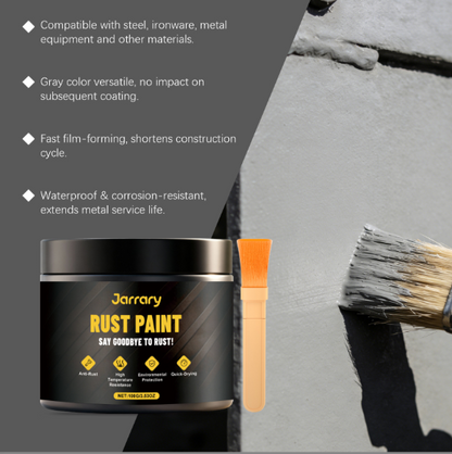 🛡️ Köp 2 få 1 Gratis! 🎨 Vattenbaserad Metallisk Färg Rostomvandlare – Förvandlar Rost till Skydd – Perfekt för Bil, Staket & Verktyg 🔧