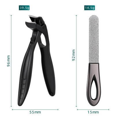 🤩 Hett erbjudande! ✂️ Stänksäker nageltrimmer i rostfritt stål ✨