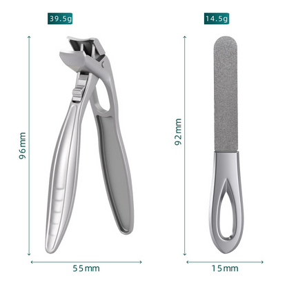 🤩 Hett erbjudande! ✂️ Stänksäker nageltrimmer i rostfritt stål ✨
