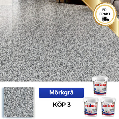 ✨Nykomling✨Högblank epoxigolvbeläggning med marmoreffekt