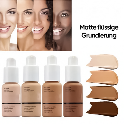 ✨ 50% RABATT! | Soft Matte Foundation – Vattentålig, Hel täckning & Lätt Formula!