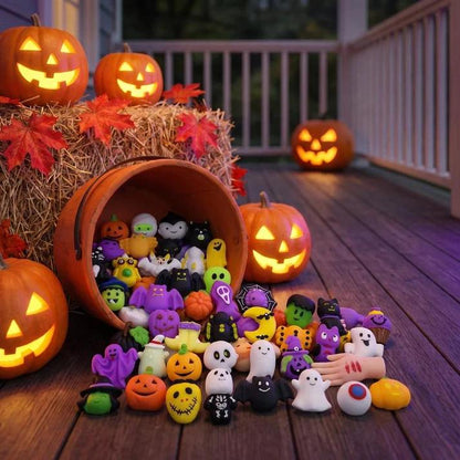 Mjuk Kläm-leksak – Halloween Squishy Set