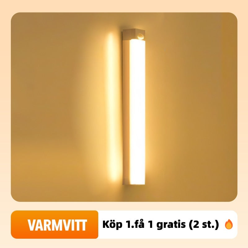 ⚡ Trådlösa LED-lampor med Rörelsesensor & Magnetfäste | Sista Dagen Erbjudande! 🎁
