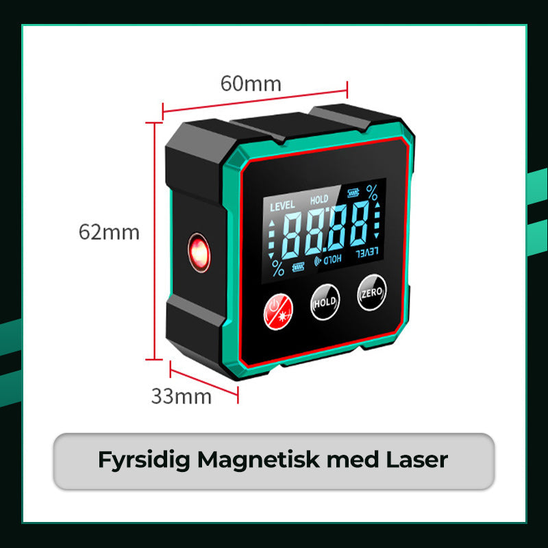 ✨ "Magnetisk Digital Vinkelmätare – 1mm Precision & Elektronisk Laser! 🔍⚙️" ✨