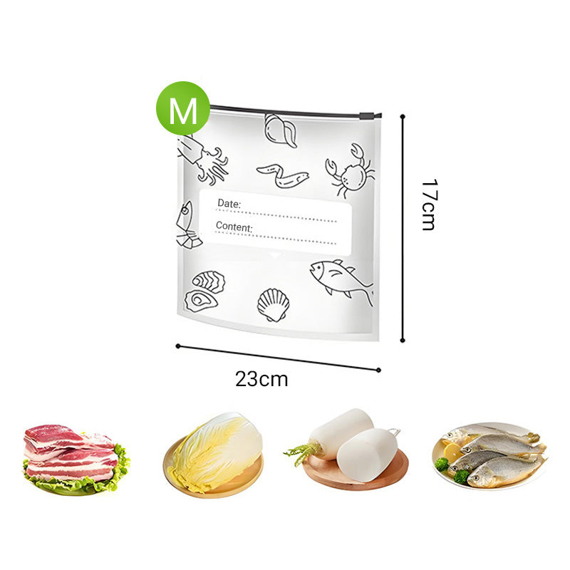 🍗Återanvändbara förslutningsbara förvaringspåsar i aluminiumfolie🥦