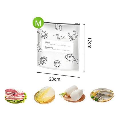 🍗Återanvändbara förslutningsbara förvaringspåsar i aluminiumfolie🥦