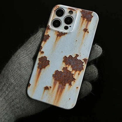 🔥2025 NY ARRIVAL 🔩Vintage Rost Hårt fodral för iPhone
