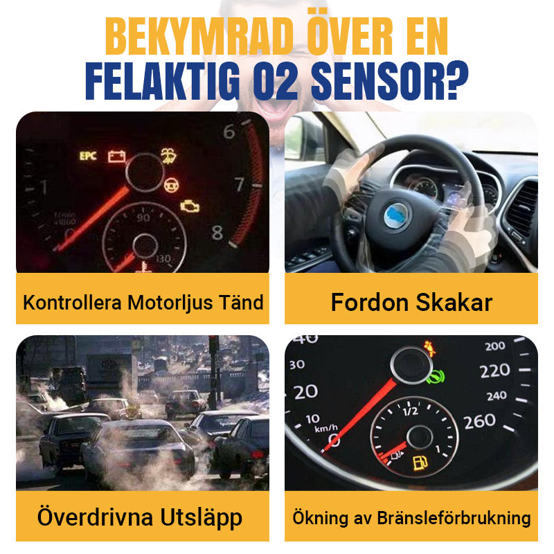 🔥Automobil O2 Sensor Förlängningsadapter M18 * 1.5
