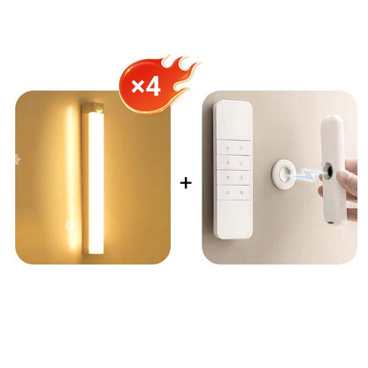 ⚡ Trådlösa LED-lampor med Rörelsesensor & Magnetfäste | Sista Dagen Erbjudande! 🎁