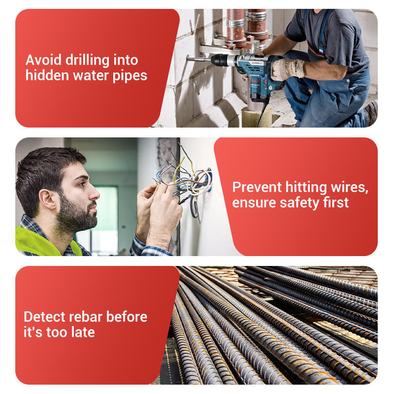 🔥Bra lågt pris, 50% rabatt på rea💯 Multifunktionell bärbar väggdetektor🔍