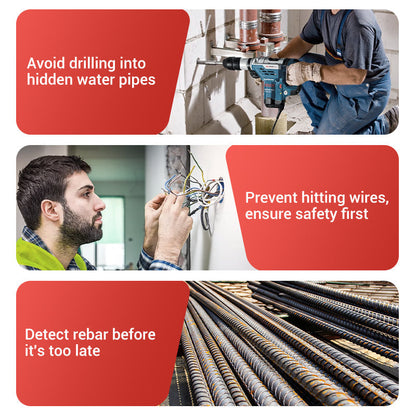 🔥Bra lågt pris, 50% rabatt på rea💯 Multifunktionell bärbar väggdetektor🔍